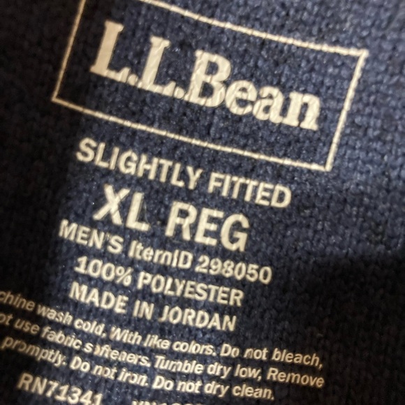 Mens LL. Bean snap up pull over - Picture 4 of 5